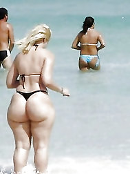 Pawg Whooty and thong trio